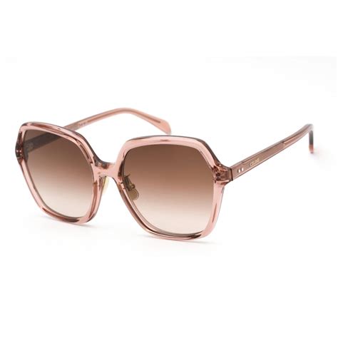 Celine Smoke Gradient Geometric Ladies Sunglasses CL40230F 